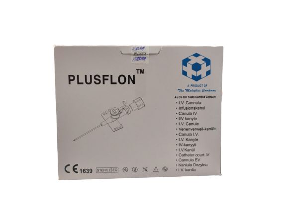 Plusflon-IV-Cannula-Yellow-24G-2