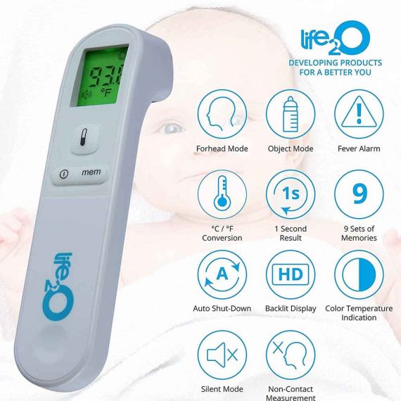 LifeO2-Intelligent-Infrared-Forhead-Thermometer-1